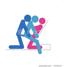 Cartoon different positions of threesome sex.... - Stock Illustration  [74568327] - PIXTA
