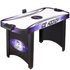 Hathaway Hat Trick 4 Ft Air Hockey Table Bg1015h Air Hockey Hockey Arcade Game Room