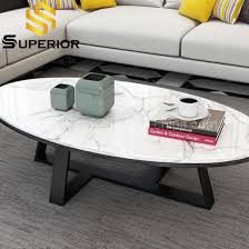 This embossed white metal coffee table certainly seems like a treasure. China Italian Modern Oval Shape Marble White Coffee Table China Metal Coffee Table Modern End Table