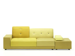 The polder compact sofa was designed by the dutch designer hella jongerius for vitra and is characterized above all by its asymmetrical. Vitra Polder Sofa Armlehne Links Stoffmix Golden Yellow Von Hella Jongerius 2005 2015 Designermobel Von Smow De