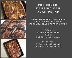 Kambing perap pak mat western. Pak Mat Western Cod Kambing Dan Ayam Perap Di Bayan Facebook