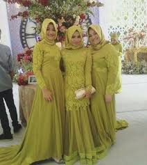 Apakah kamu sudah yakin akan menikah di tahun 2019 ini? Hijabi Bridesmaid Dress Gaun Pengiring Pengantin Pengiring Pengantin Gaun