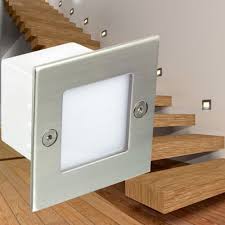Am häufigsten und auch am beliebtesten sind einbauleuchten. Led Wandeinbauleuchte Boden Treppen Strahler Innen Und Aussen 230v Ip54 Weiss Treppenbeleuchtung Innen Einbauleuchten Treppenbeleuchtung