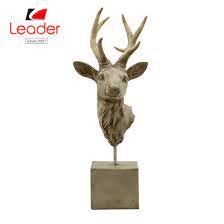 I looked at it and already knew it was a deer before i read what animal it was. China Polyresin Deer Head With A Base For Home Decoration China Wall Decoration And Woodland Animals Price