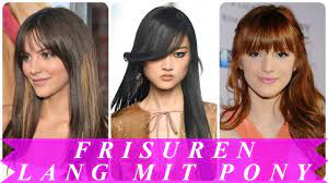 Bin aber immer noch ein wenig verunsichert. Beste Frisuren Fur Lange Haare Mit Pony 2018 Youtube