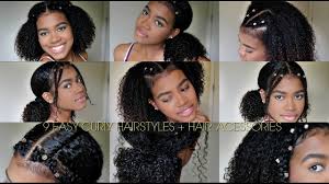 We've rounded up our favorite curly hairstyles so you can recreate them with your own ringlets. 9 Easy Curly Hairstyles Natural Hair Hair Cuffs Youtube