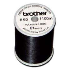 Brother bobbin case spacer for pre wound bobbins on embroidery machines. Bobbin Thread Black Ebtceb 1 Brother Brother Machines