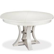 Monument White Expandable Jupe Dining Table In 2020 Unique Round Dining Table Dining Table Shabby Chic Dining Tables