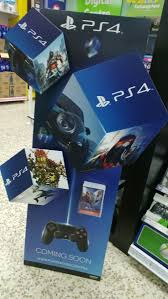 Ps4 In Store Advertising Begins In Europe Retail Design Display Standee Design Cardboard Design