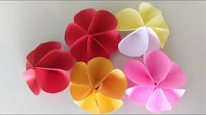 Flores De Papel Simples Diy Facil Youtube