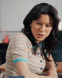 WornOnTV: Kiley's striped shirt