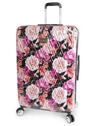 Lana is a member of the american institute of floral designers (aifd) since 2016 and is a california certified floral designer (ccf) since 2012. Bebe Marie Black Floral Print 29 Inch Hardside Spinner Upright Suitcase Walmart Com Walmart Com
