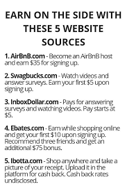 Earn On The Side With These 5 Website Sources Typing Jobs Home Based Jobs Work From Home Jobs