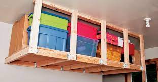 Overhead garage storage racks to over e the clutter. How To Install Overhead Garage Storage Diy Stanley Tools
