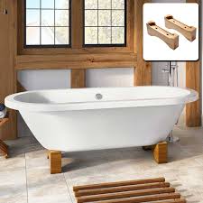 The exterior of primed bathtubs must be finished with a high quality paint for freestanding installation. Pin On Clawfoot Tub Cradles