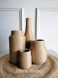 Barang terpakai aksesori tambahan yang diubahsuai fungsi : Botol Kaca Lama Jangan Buang Boleh Diy Lilitan Hiasan Dalam Rumah Jadi Moden Cantik Is Locked Botol Kaca Lama Jangan Buang Boleh Diy Lilitan Hiasan Dalam Rumah Jadi Moden Cantik