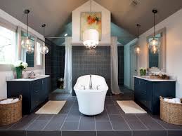 If you don't have a window, you'll have to add as much artificial light as you can, she explains. 20 Luxurious Bathrooms With Elegant Chandelier Lighting