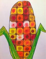 Art With Mr E Corn Dinsky Corn Ears Kindergarten Thanksgiving Art Thanksgiving Art Projects Thanksgiving Art