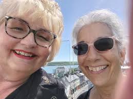 I went to Cork yesterday afternoon to meet Austin O'Connell and her husband  James who are in Ireland visiting James's family. It was lovely to  eventually get to meet Austin. We had