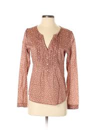 Details About Maison Scotch Women Brown Long Sleeve Blouse Sm