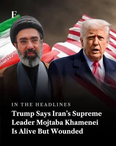 A message attributed to #Iran's Supreme Leader, #MojtabaKhamenei, has  surfaced thanking #Iraq, even as his prolonged absence continues to raise  questions following claims by #DonaldTrump that he may be dead or critically