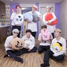 Bts bt21 official authentic goods sitting doll 12cm baby ver + tracking number. Kpop Bts Bt21 Tata Shooky Rj Plush Toy Cooky Pillow Doll Chimmy Van Mang Koya Shopee Philippines