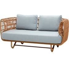 The set is made of all weather pe rattan and steel frame, which ensure the durability and sturdiness for long. Outdoor Lounge Sofa Nest By Cane Line