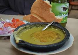 The Moroccan Dried Fava Bean Soup That Can Also Be Eaten As A Dip Recipe Morocco Food Moroccan Food Recipes