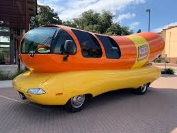 Hotdoggers don't sleep inside the wienermobile. Ketchup With The Oscar Mayer Wienermobile As It Visits San Antonio