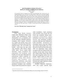 Filsafat pendidikan matematika/filsafat ilmu/filsafat umum. Review Jurnal Internasional Filsafat Ilmu