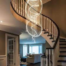 Luxury Solar System Spiral Raindrop Chandelier For Foyer And Entryway Entry Chandelier Staircase Chandelier Chandelier In Living Room