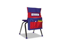 Chairback Buddy Pocket Chart 12 X 22 1 2 Blue Red Cd158035