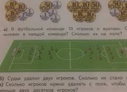 V Futbolnoj Komande 10 Igrokov I Vratar Skolko Chelovek V Kazhdoj Komande Skolko Ih Na Shkolnye Znaniya Com