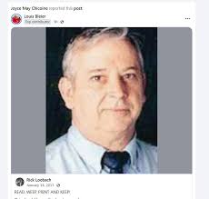 It'd be a shame if his hateful posts got reported...  https://www.facebook.com/share/19xpps6WMz/