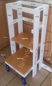 Kids Kitchen Stool Learning Tower Kids Kitchen Stool In 2020 Diy Furniture Plans Kitchen Stools Diy Toddler Kitchen Stool