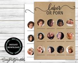 Labor or Porn Baby Shower Game Printable, Rustic Baby Shower Games, Porn or  Labor Game, Lovin or Labor Game, Kraft Shower Game, Fun Games - Etsy