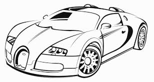 Kleurplaten Auto Bugatti Veyron