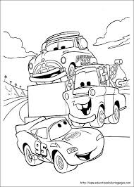 Free printable cars and vehicles to color and use for crafts and various learning activities. Free Disney Cars Coloring Pages