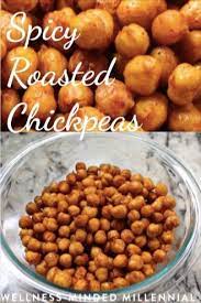 Spicy Roasted Chickpeas Packed With Flavor Brooke Joly Recipe Roasted Chickpeas Spicy Spicy Roasted Chickpea Recipes Roasted