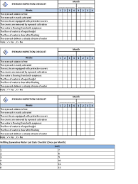 This checklist will help you set up a log spreadsheet by outlining exactly what needs to be included and how it. Eye Wash Station Checklist Spreadsheet Eyewash Station Inspection Template Excel Tiana Sari