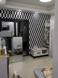 Custom printed black & white wallpaper. Black White Wallpaper