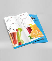A4 Half Folded Menu Card Mockup Menu Template Menu Mockup Menu Cards
