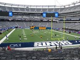 Details About 2 Ny New York Giants Psl Metlife Stadium Section 128 Aisle Seats