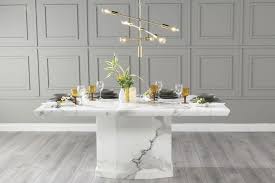 Dining room tables, dining room table, dining room cancer research uk we will donate £20 for each sign up to cancer research uk. Urban Deco Naples 160cm White Marble Dining Table Cfs Furniture Uk