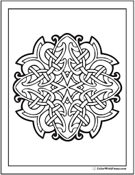 Fun celtic knot designs 16 brushes unlimited color & zoom feature. 90 Celtic Coloring Pages Irish Scottish Gaelic Celtic Images Celtic Coloring Coloring Pages