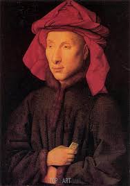 Portrait of Giovanni Arnolfini | Jan van Eyck | Painting Reproduction 3173  | TOPofART