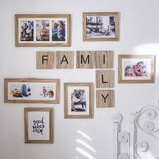 Ensemble Cadre Genealogique En Bois Naturel 9 Vues Idee Deco Deco Maison Deco