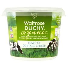 2% milkfat low fat cottage cheese is always a great choice for a savory snack or side dish. Waitrose Duchy Organic Low Fat Cottage Cheese Ocado