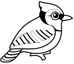 The bird is blue coloring page. Little Blue Jay Coloring Page Free Printable Coloring Pages For Kids