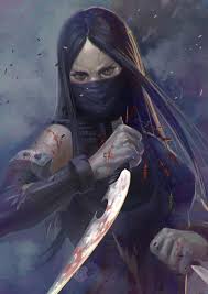 Artstation Assassin Yudai Abe Girl Fantasy Art Female Sword Fantasy Character Design Dark Fantasy Art Character Art